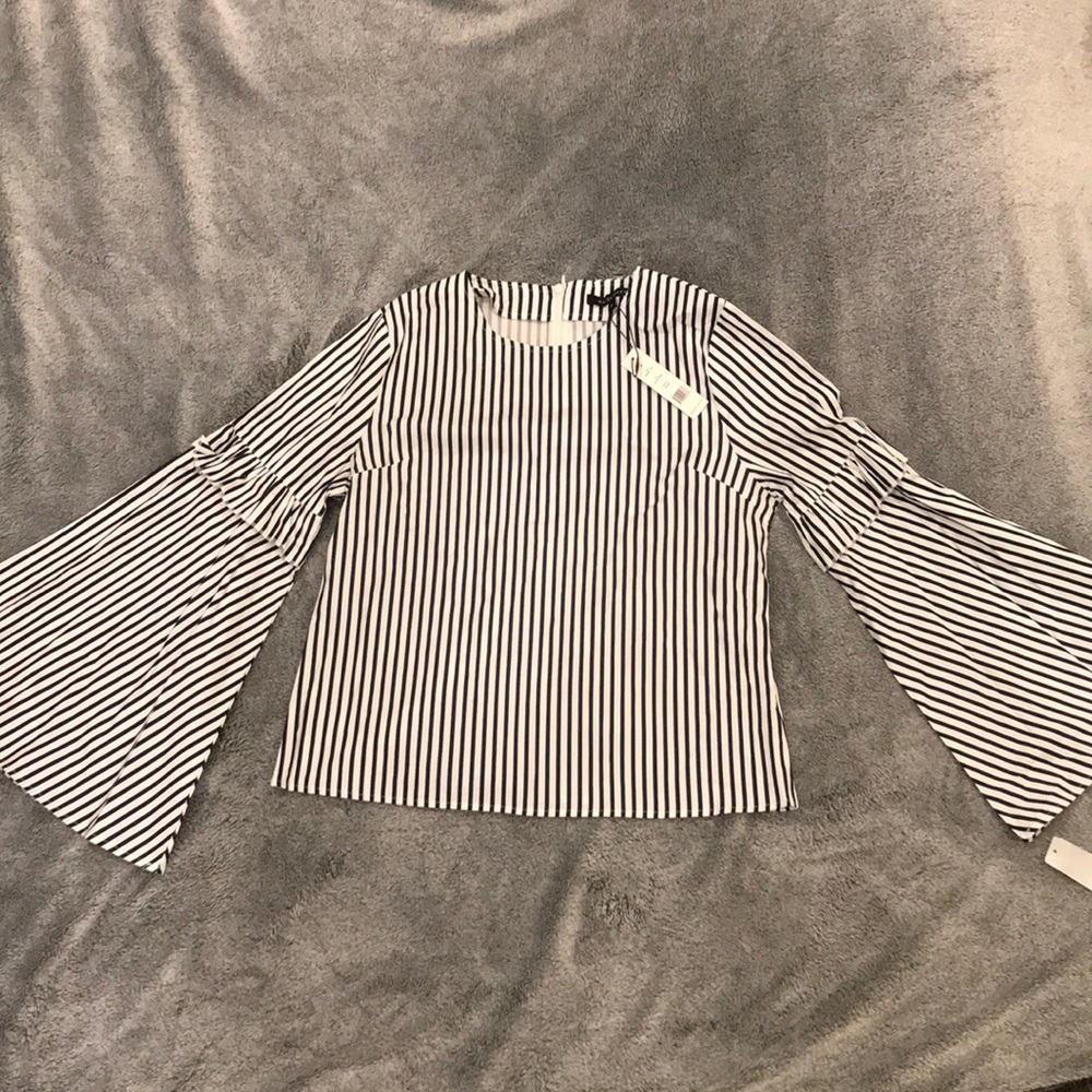 A blue stripe Wendy top